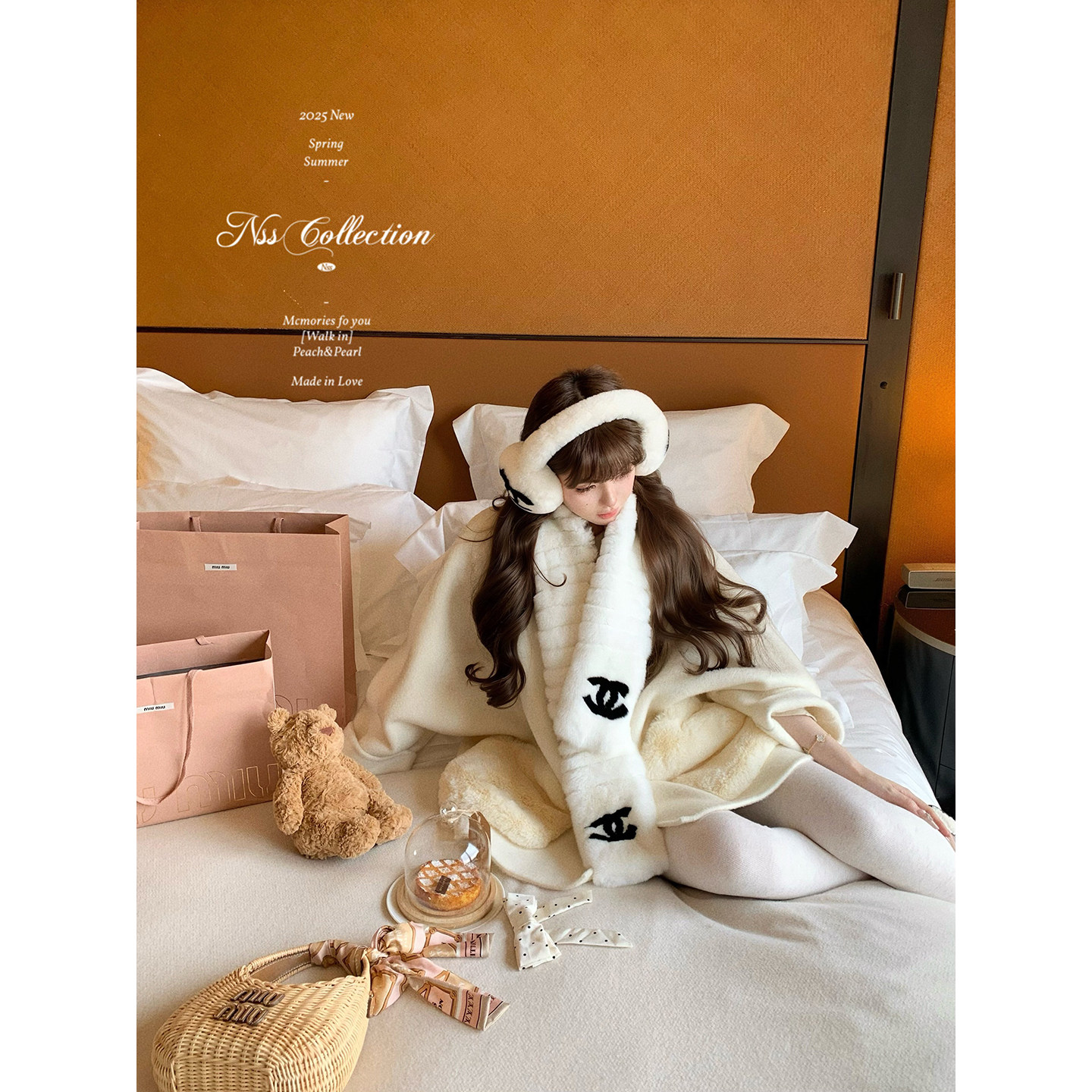 NSSCOLLECTION高克重羊驼毛大衣