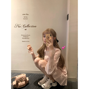 少女感收腰显瘦衬衫 NSS COLLECTION 乖乖女日记 百褶裙棉麻套装