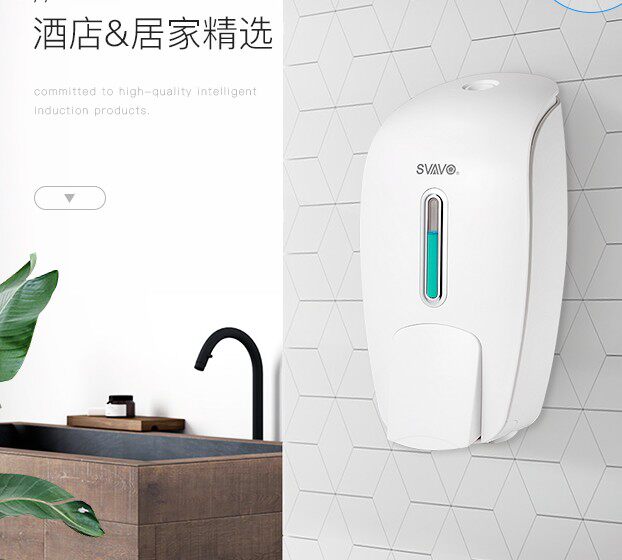 瑞沃壁挂式手动皂液器浴室洗发水沐浴盒洗手给皂器PL-151051
