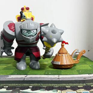 新款植物大战僵尸发光近卫巨人僵尸可弹射背部小鬼带武器大号礼盒