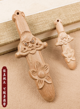 保真桃木剑雕刻烂桃花剑
