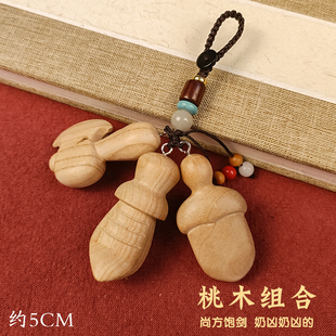 小李肥刀剑手工桃木自制小肥刀斧子尚方饱剑桃木剑宝剑婴儿挂件