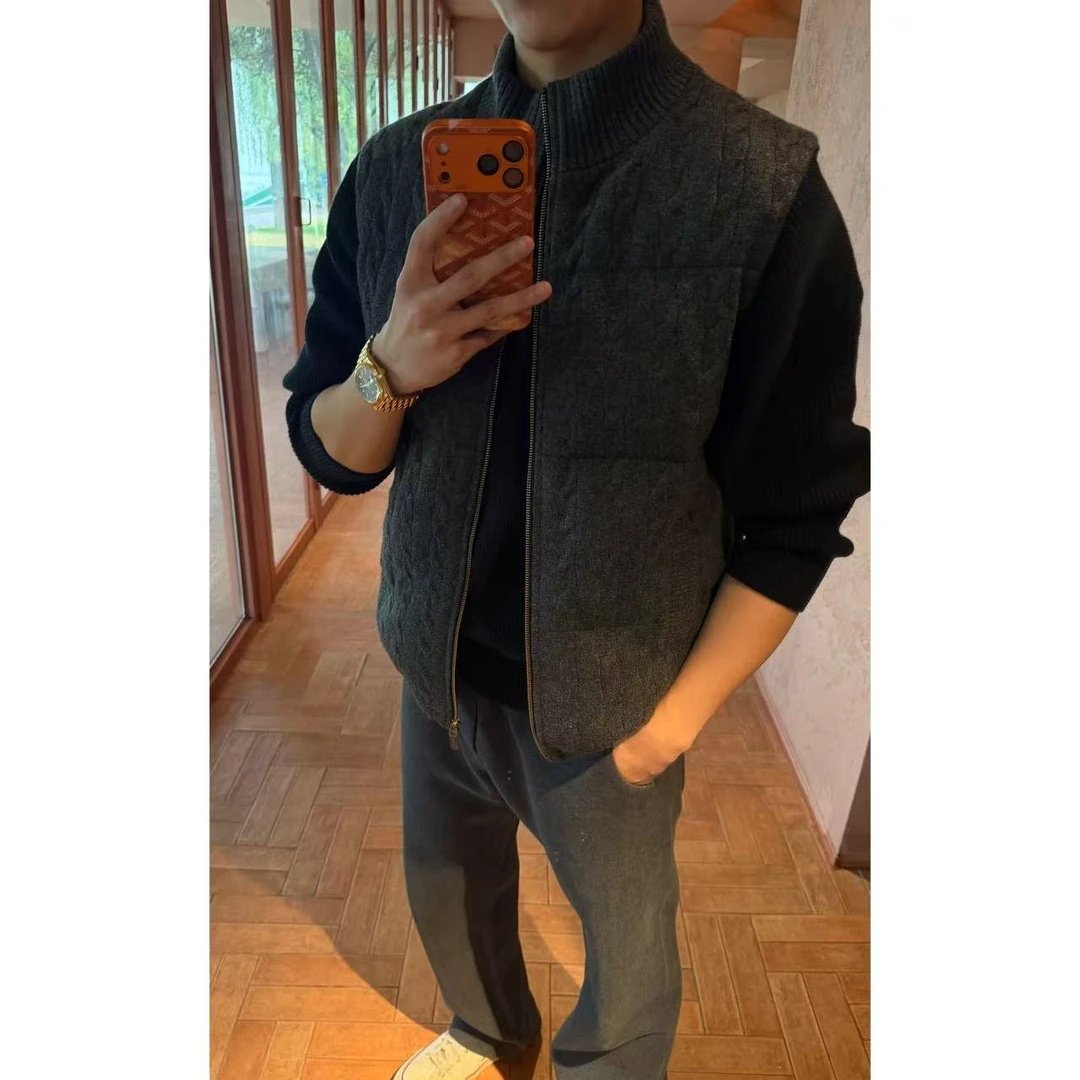 原版锦羊毛马甲A312-9588P190，男装背心/马甲，电商A312