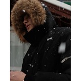 90新标白鸭绒狼王座山雕羽绒服1200g仿水貂毛外套3933P270，男装羽绒服，电商A312