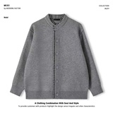 高品原版抖音假两件针织外套时尚潮流-86377-1p90，男装针织衫/毛衣，电商A312