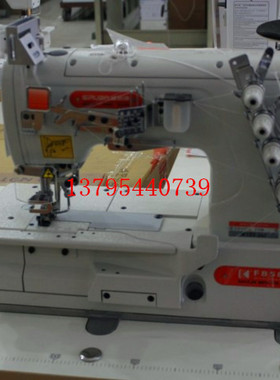 原装银箭绷缝机 银箭F858K-W122-356平台式三针五线绷缝机 砍车