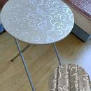 圆形松紧带皮桌套圆桌转盘套防水防油防烫桌面罩套免洗家用小桌布