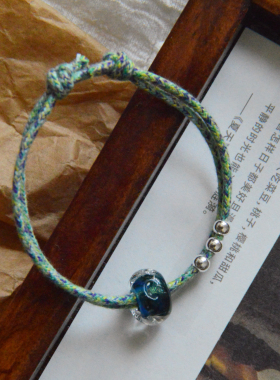 梦幻星空手工琉璃手链