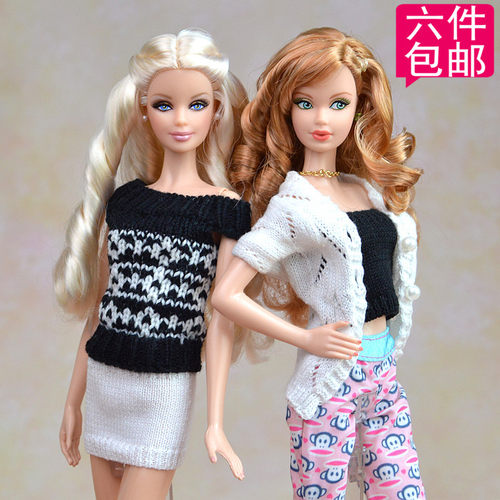 心怡换装毛线玩具手工洋娃娃