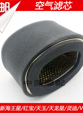适配豪爵VE/HJ125T-26/VS/HJ125T-22踏板摩托车空气滤芯空滤清器