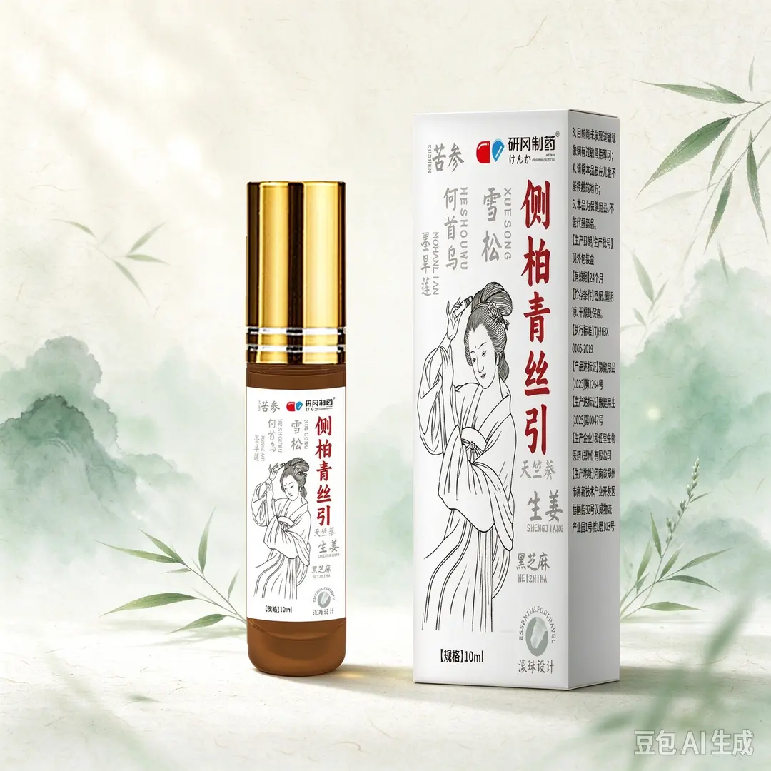 研岗制药侧柏青丝引改善脱发掉发