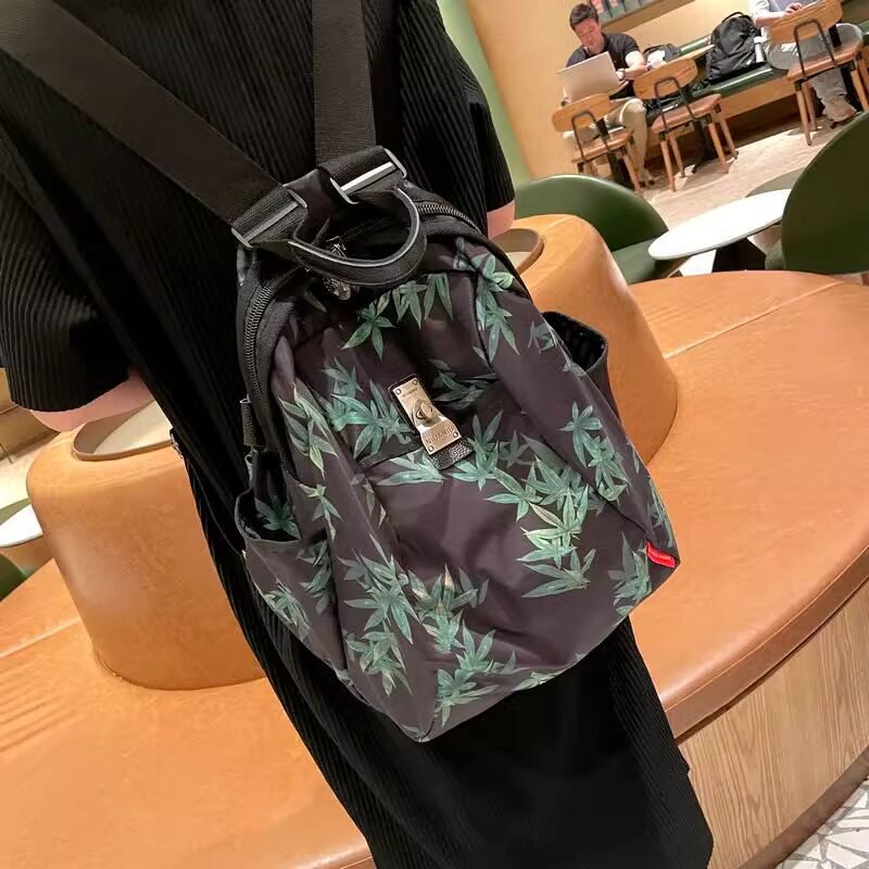 法国ZAMP洋气轻便旅游双肩包女2026新款时尚背包牛津布休闲旅行包