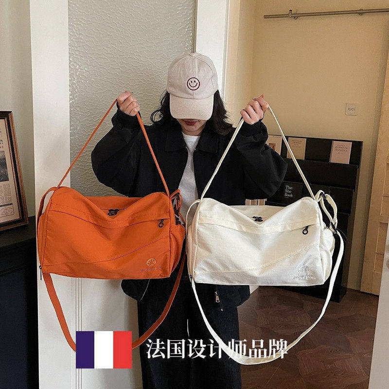 法国GBP 专柜正品尼龙布旅行大包单肩斜跨健身包出门套拉杆鞋仓包