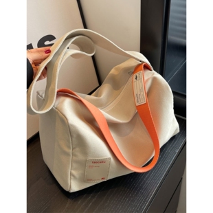 法国【设计师】GBP 斜挎帆布包女大容量吐司枕头包单肩通勤托特包