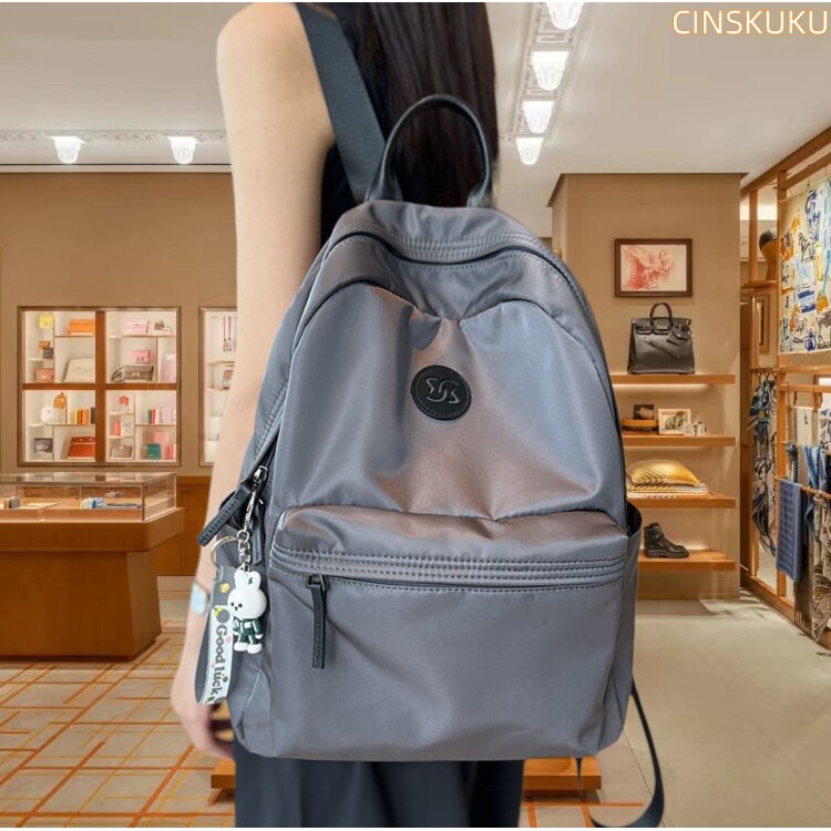 法国专柜Cins Kuku~大容量牛津布双肩包新款休闲百搭简约旅行背包