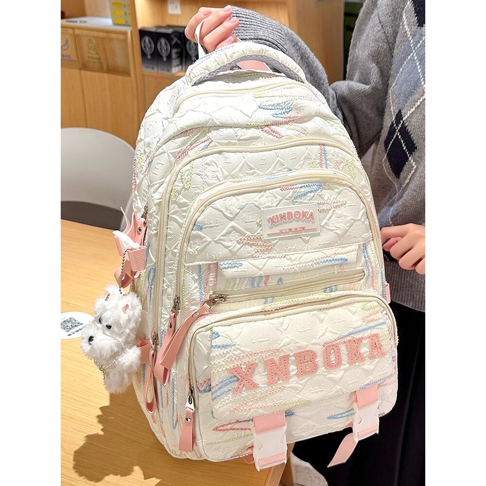 香港IT HKins小学生初中高中生书包女大容量背包可爱高颜值双肩包