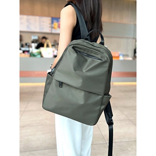 通勤背包 法国ZAMP户外休闲牛津布双肩包女旅游轻便防水大容量时尚