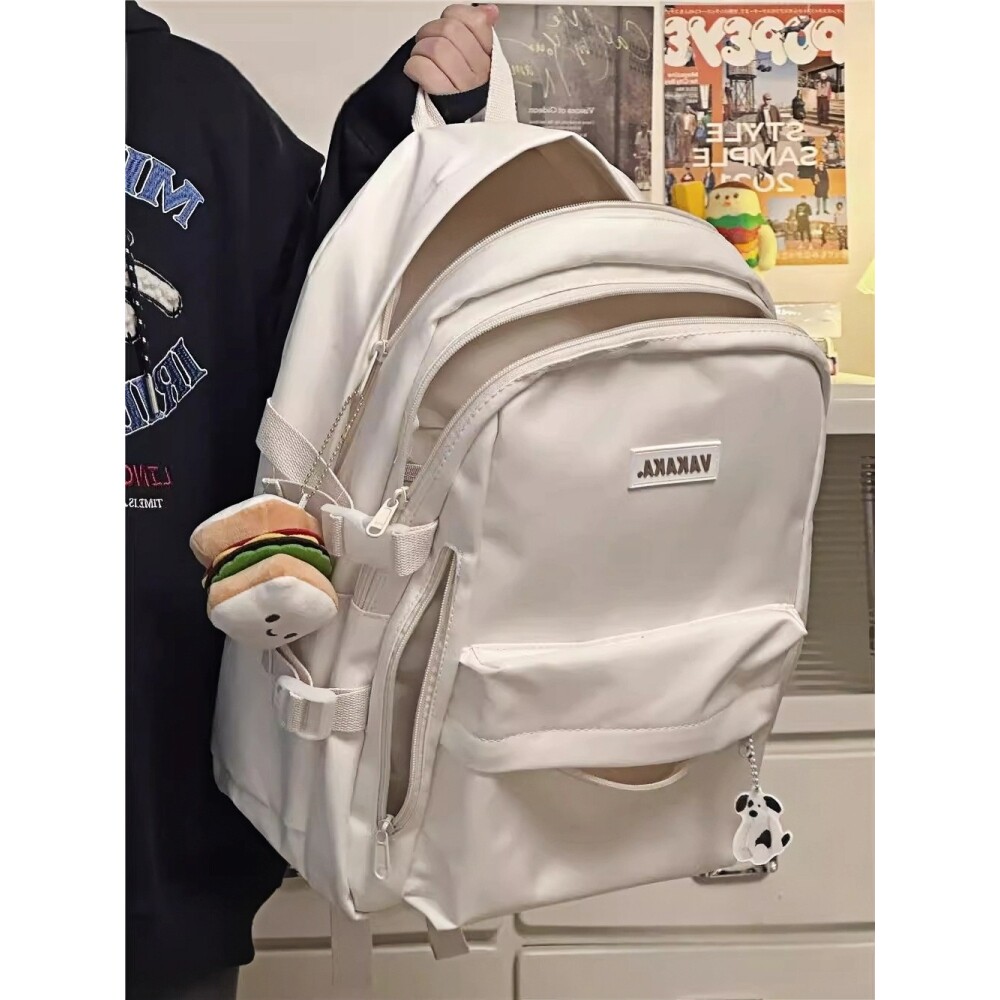 香港IT HKins日系校园简约双肩包女高中学生初中生上课书包背包男