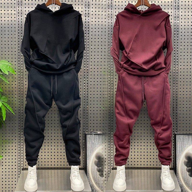 仓树一石潮流春秋冬本命年休闲运动套装男卫衣卫裤情侣百搭两件套,男装,休闲运动套装,淘宝优惠券,粉丝福利购,淘宝优惠卷