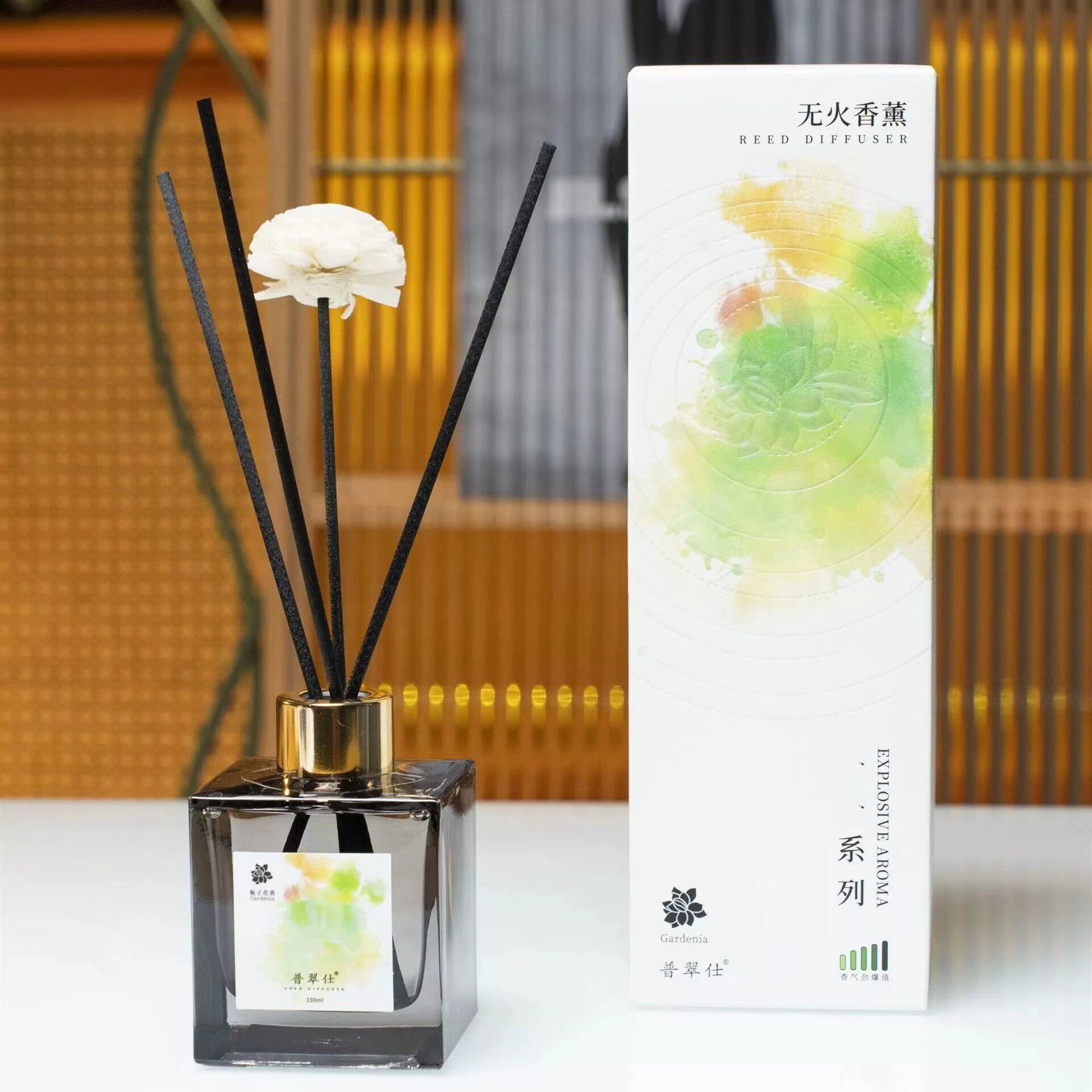普翠仕无火藤条熏香格里拉酒店家厕所除臭卧室客厅妮娜公主甜果香
