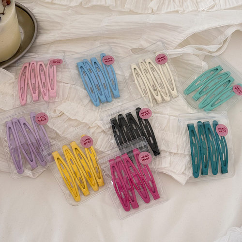 可爱彩色基础BB夹套装碎发刘海夹