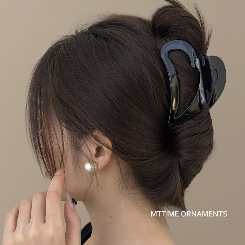 盘发2024新款夏天高级感大号抓夹