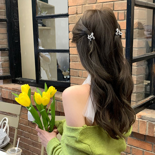 小香女孩迷你公主发夹金属刘海小抓夹盘发高端发卡头饰发饰女发卡