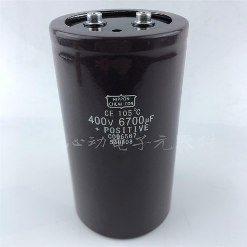 全新进口黑金刚 NIPPON 400v6700uf 高压变频器专用螺丝电解电容