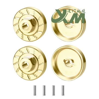 1/18仿真攀爬车结合器TRX4-M 黄铜配重结合器 六角结合器改装升级