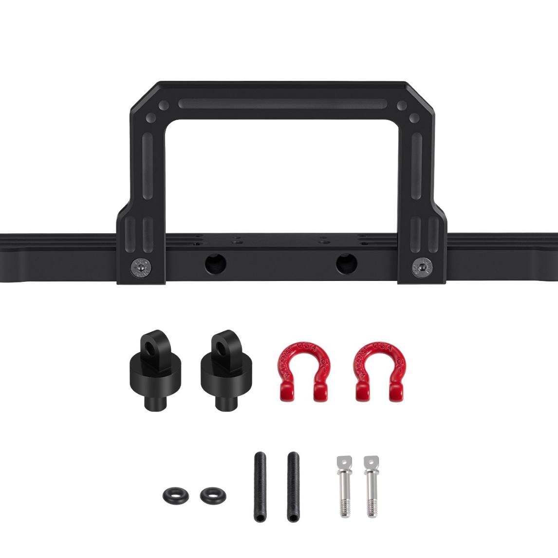 1/10仿真攀爬车金属前防撞拖钩