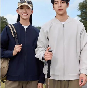 秋冬新款男女同款飞行棒球领休闲商务行政软壳夹克(TS)-2628