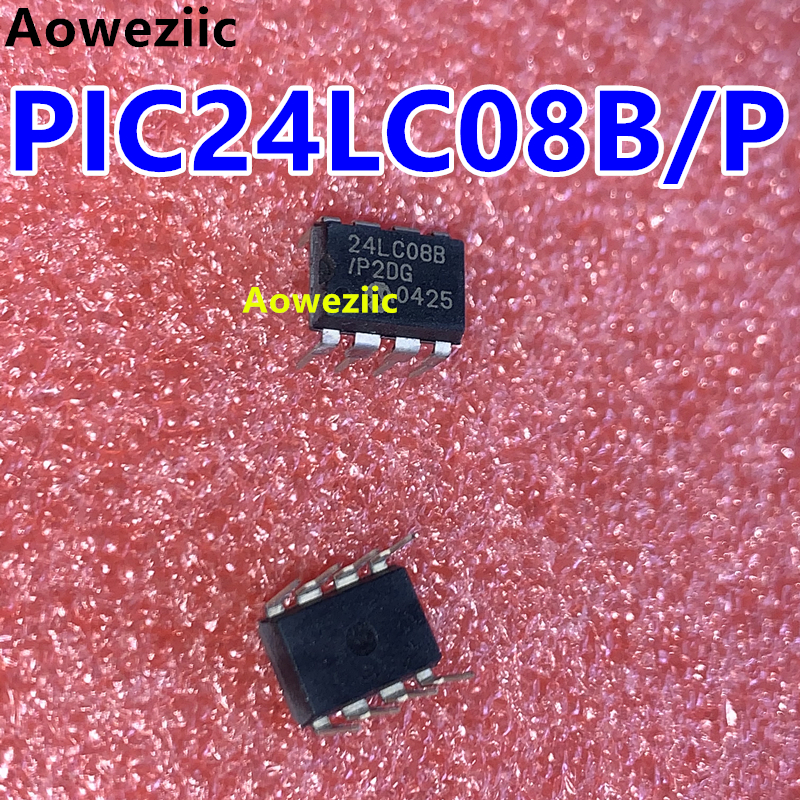 PIC24LC08B/P 24LC08B/P 24LC08 8K I2C串行EEPROM储存器DIP8直插