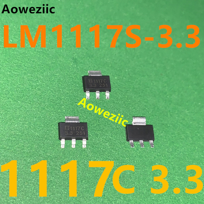 LM1117S-3.3 丝印 1117C 3.3 SOT-223 HTC 线性稳压器 3.3V 原装