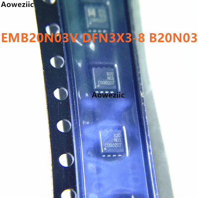 10个  EMB20N03V DFN3X3-8 B20N03 N沟道 30V 12A 场效应管 原装