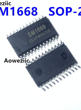 10个 SM1668=HT1668=TM1668=AIP1668 SOP24 电磁炉显示板驱动芯片