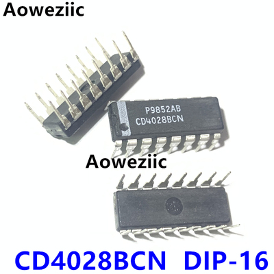 CD4028BCN DIP-16 直插 CMOS BCD到十进制或二进制到八进制解码器