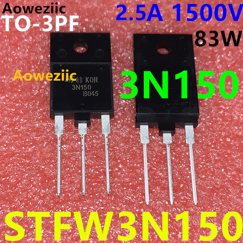 STFW3N150 3N150 TO-3PF 1500V 2.5 A 83W KOR焊机辅电开关管全新