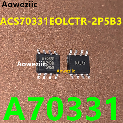 ACS70331EOLCTR-2P5B3 ACS70331 丝印A70331 霍尔电流传感器 2.5A