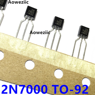 100个 2N7000 直插 0.2A 7000 N沟道 场效应管 三极管 60V