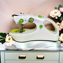 巧艺便携式 家用电动手持缝纫机迷你全自动带脚踏手工裁缝机 新款