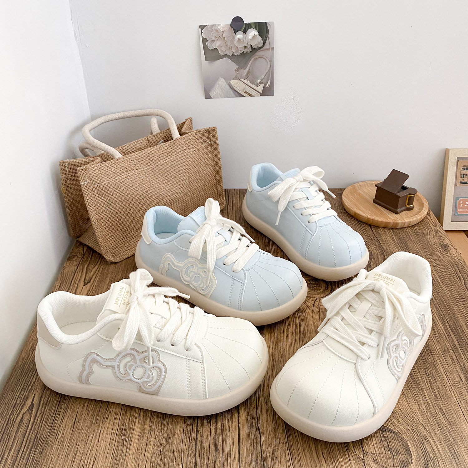 KT猫可爱厚底面包小白鞋女百搭原创小众2026春款软底休闲大头板鞋,女鞋,时尚休闲鞋,淘宝优惠券,粉丝福利购,淘宝优惠卷