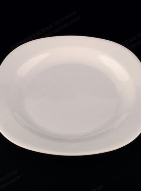 丰美密胺仿瓷盘子7.5寸四方圆角盘 西餐餐具点心盘凉菜盘塑料P056