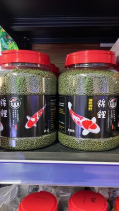 精灵鱼锦鲤饲料1500g，上浮