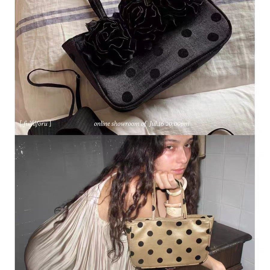 UUMI网红同款春夏新品小众设计复古玫瑰花篮包手提包百搭通勤包,箱包皮具/热销女包/男包,手拿包,淘宝优惠券,粉丝福利购,淘宝优惠卷