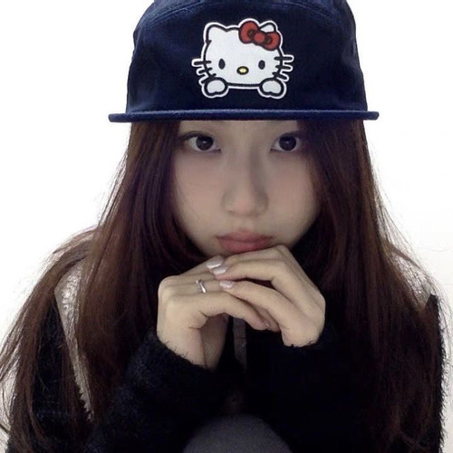 HelloKitty凯蒂猫棒球帽百搭甜美可爱潮流 平沿帽y2k辣妹可爱帽子
