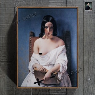 意大利历史的反思 海耶兹 油画 hayez 画 世界名画《Meditation》