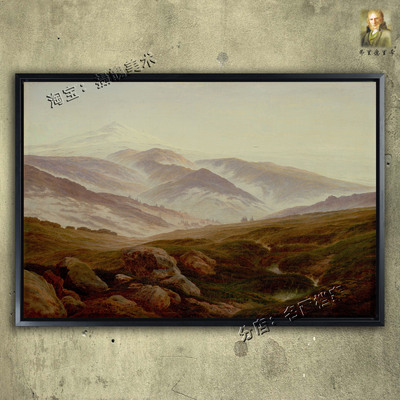 巨人山弗里德里希风景画