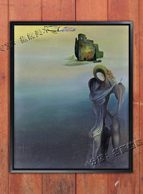 格拉迪瓦发现人形废墟 Gradiva Finds Anthropomorphic Ruins达利