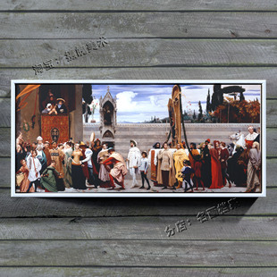 契马布耶的胜母 Cimabue celebrated Virgin 教会油画装饰画挂画