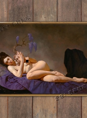 爱与死亡 Amor et Mortem 费里 ferri 西方裸女画 现代人体装饰画